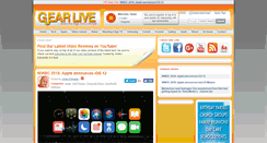 Desktop Screenshot of gearlive.com